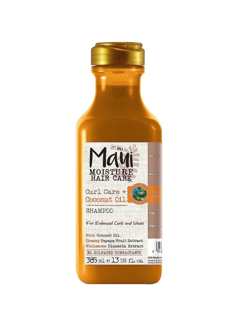 MAUI MOISTURE Hair Care Curl Care + Coconut Oil Shampoo 385 ML  - Image 1