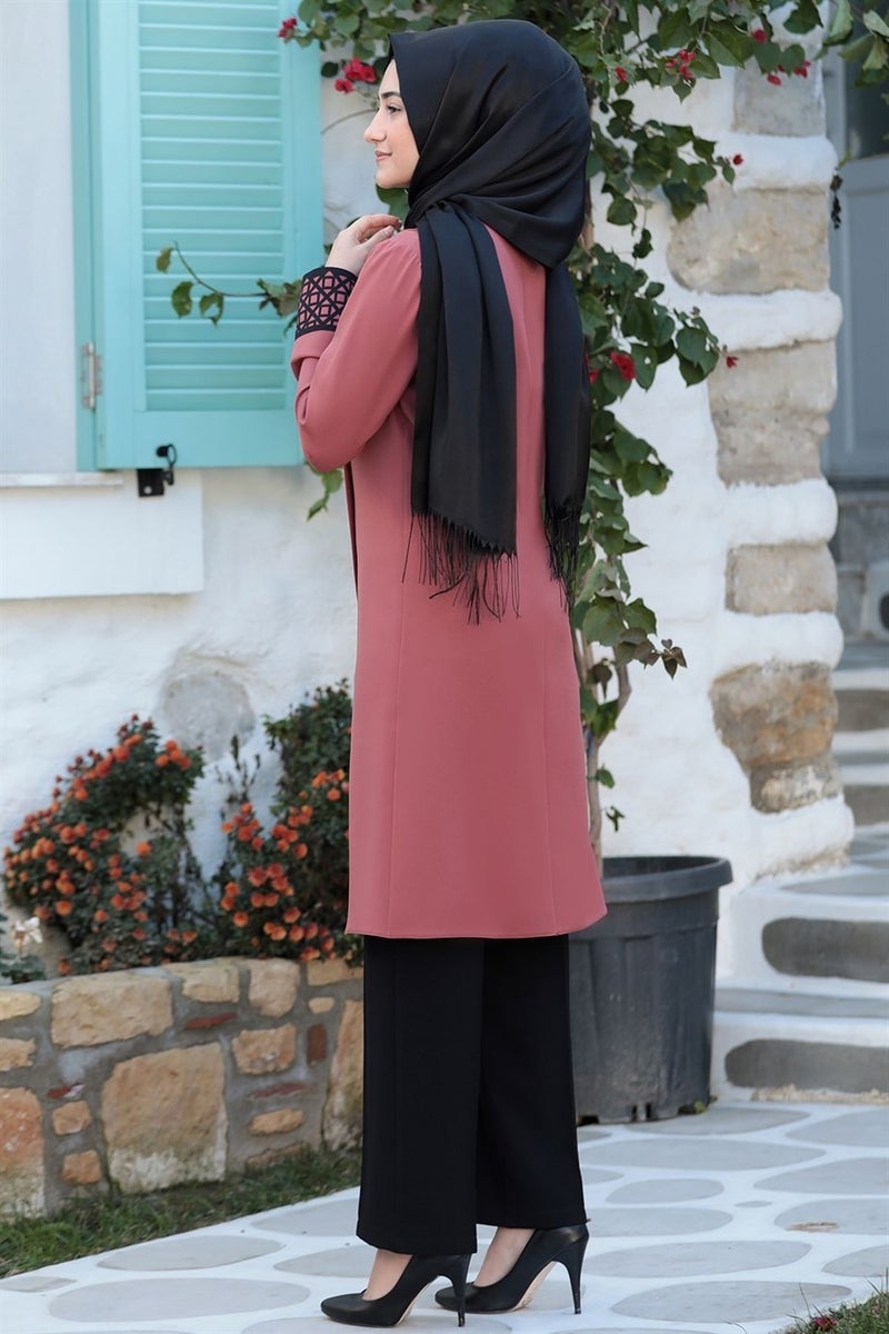 Esilanur Asian Hijab Set Dusty Rose  - Image 3