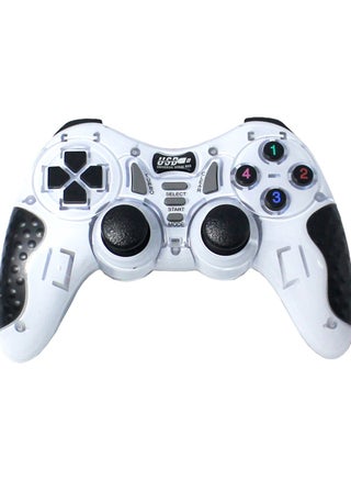 Wireless Gamepad - 7 in 1 for PS1, PS2, PS3, Laptop, PC, USB, Android TV, Android Media Box - with battery - White Color - pzsku/ZDBDFDD13AFCFB79DCC48Z/45/1751901543/a3b85fc7-647e-426e-b97a-cd5b94f39c50