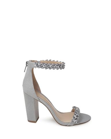 Jewel Badgley Mischka Mayra Ankle Strap Evening Shoe - Image 3
