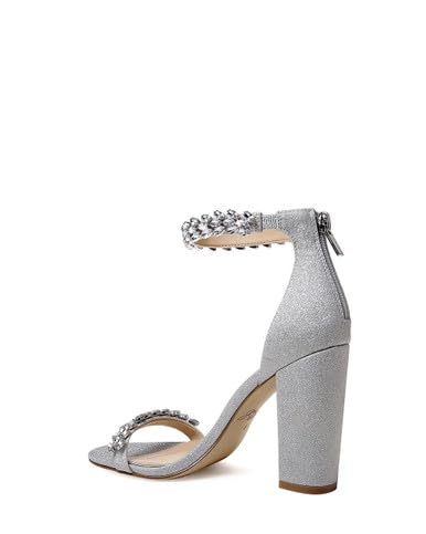 Jewel Badgley Mischka Mayra Ankle Strap Evening Shoe - Image 4