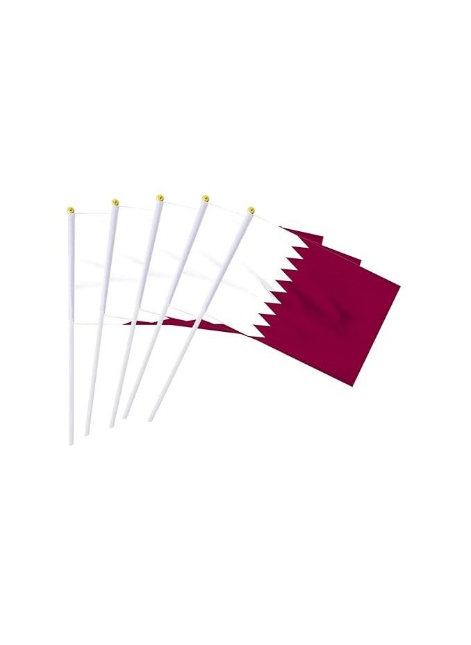 PRINTSHOP4ME Set of 10 Hand-Held Mini Country Flags - Perfect for Parades - Festivals and Party Decorations - Party Favors and Event Supplies  - Image 1