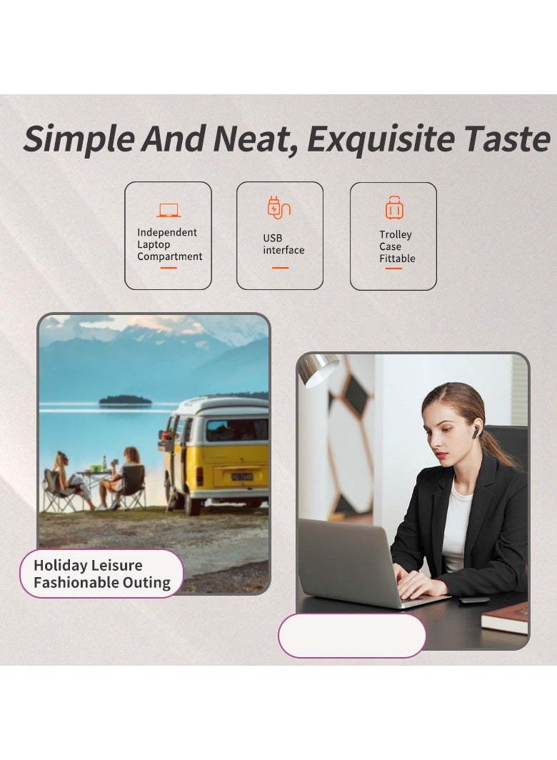 شانتريا CB00633 شنطة لاب توب بزنس مقاومه للماء مناسبه للاناث ذات مساحه تخزينية كبيره جوده عاليه من شانتريا - ازرق - Image 5