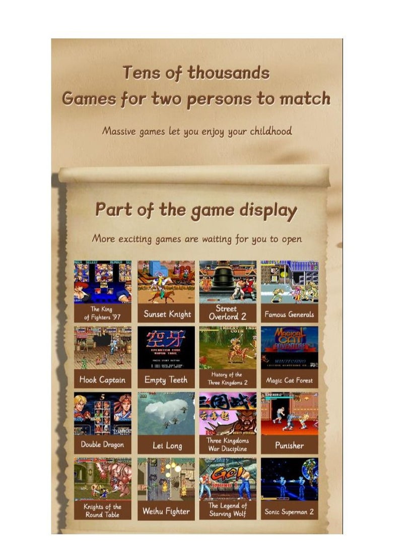 HD TV Video Game Box Retro Console Box With 15,000 Games Wireless Controller Gamepad - Image 4