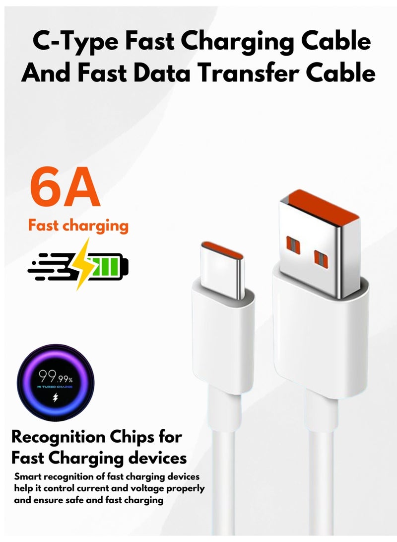 USB to Type-C Fast Charging Cable – Durable, Tangle-Free, High-Speed Data Sync, Universal Compatibility for Android, Tablets & More - Image 1