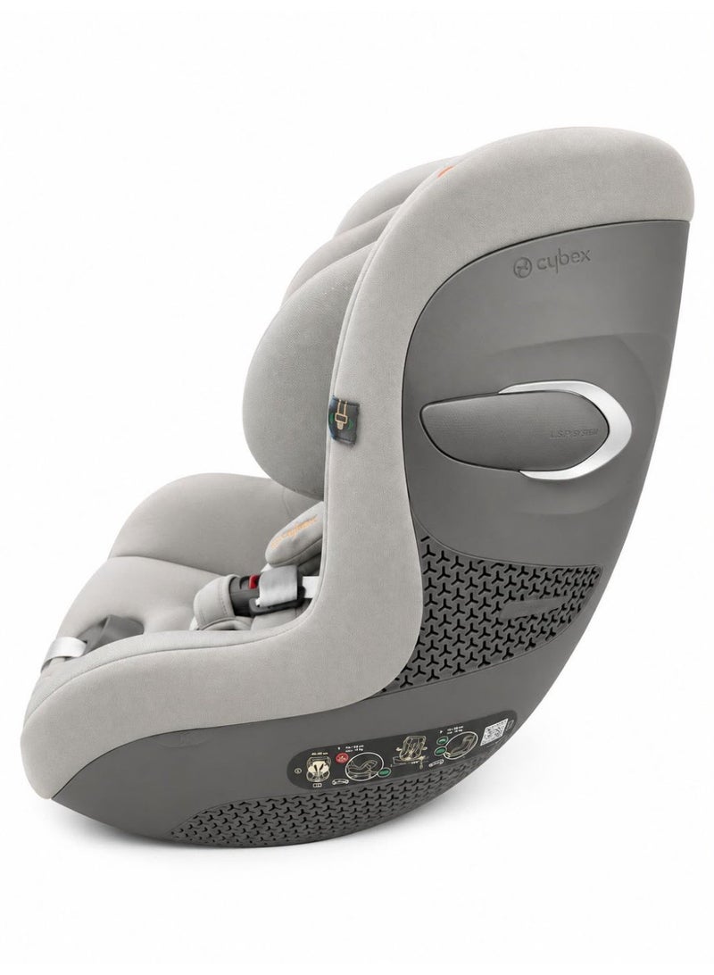 Cybex Sirona G i-Size 360° Rotating ISOFIX Car Seat | Rear & Forward Facing | Newborn to 4 Years (40-105 cm, Up to 19 kg) | Lava Grey | Without Base - Image 3