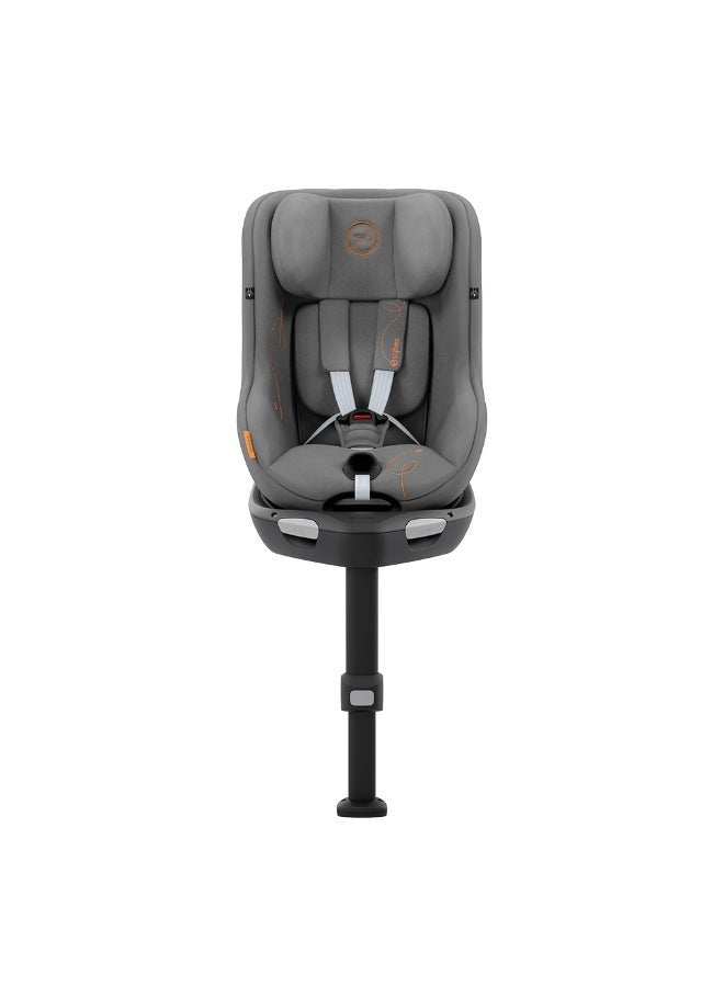 Cybex Sirona G i-Size 360° Rotating ISOFIX Car Seat | Rear & Forward Facing | Newborn to 4 Years (40-105 cm, Up to 19 kg) | Lava Grey | Without Base - Image 2