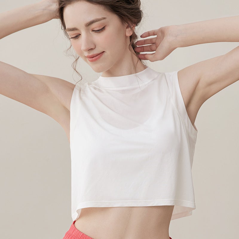 Women's Sleeveless Yoga Top for Running & Fitness - Image 3