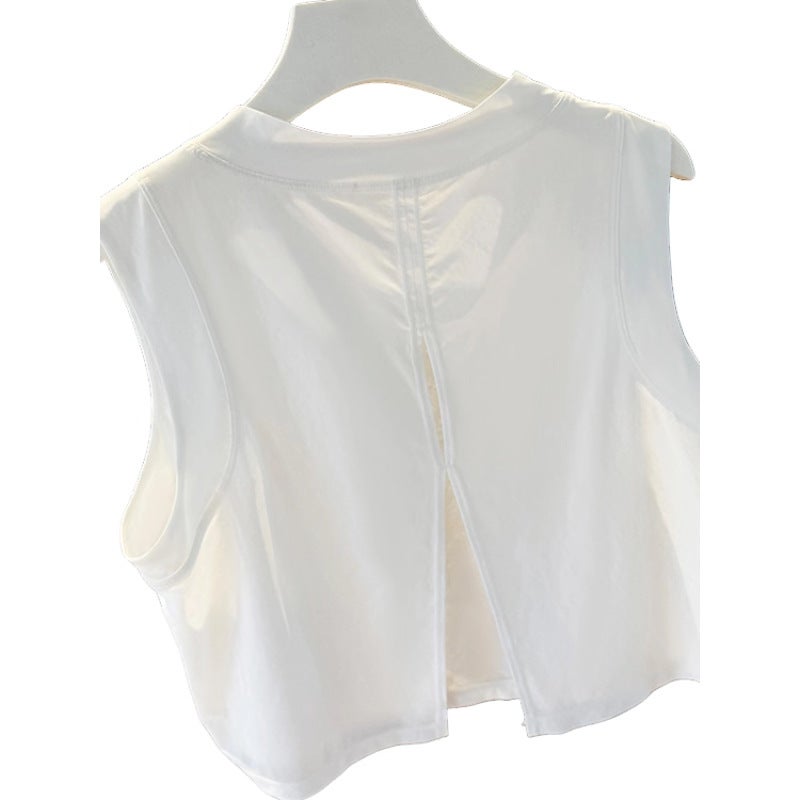 Women's Sleeveless Yoga Top for Running & Fitness - Image 4