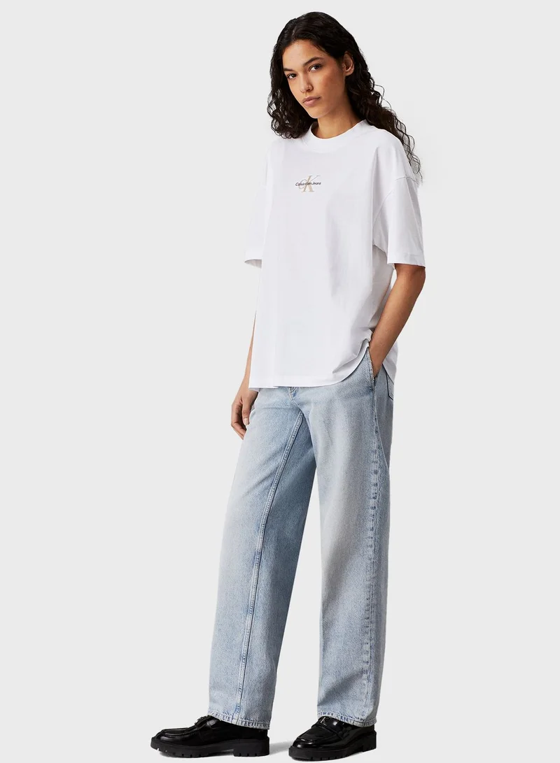 Calvin Klein Jeans Crew Neck Logo T-Shirt