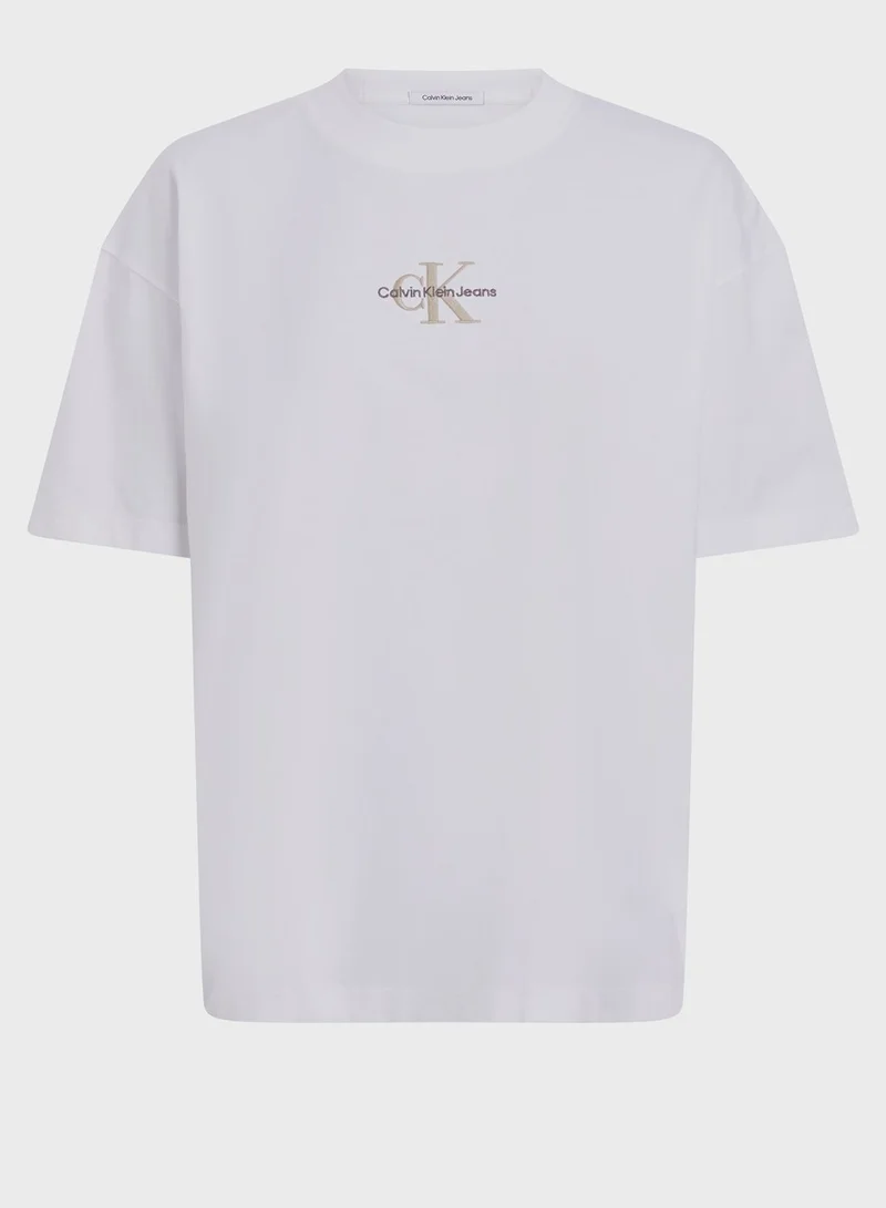 Calvin Klein Jeans Crew Neck Logo T-Shirt