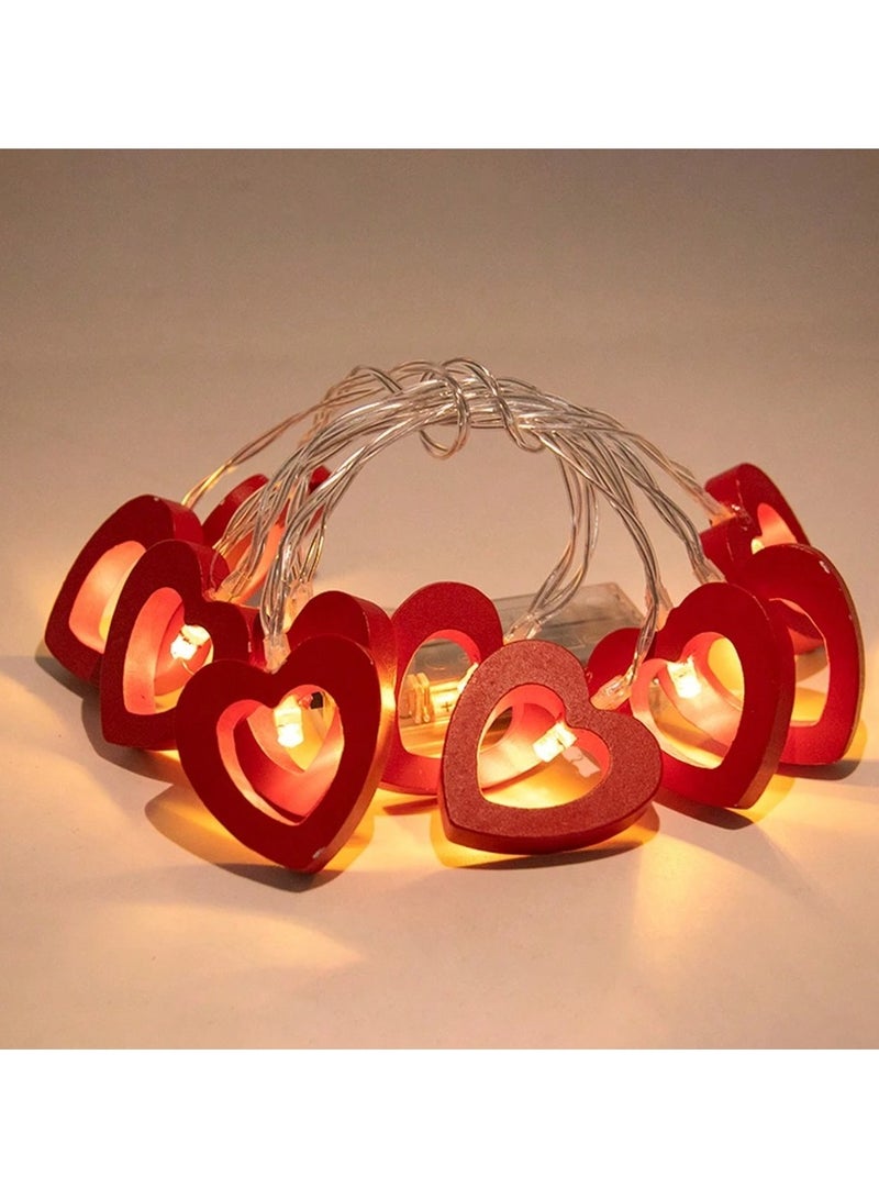 Red Hearts LED Strip Light 1.5m Tape Suitable for Wedding Anniversary Parties, Valentine's Day, Birthdays and Special Occasions  - Image 2