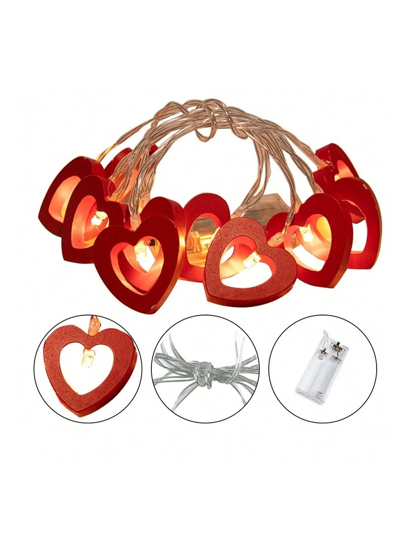 Red Hearts LED Strip Light 1.5m Tape Suitable for Wedding Anniversary Parties, Valentine's Day, Birthdays and Special Occasions  - Image 3