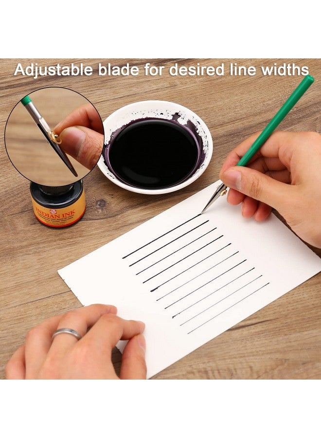 Looneng Ruling Pen For Masking Fluid, Perfect Fine Line Drawing, Technical Cartography And Calligraphy, Suitable Use With Drawing Ink, Indian Ink Gouache - Image 3