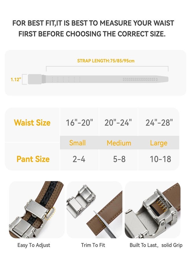 CHAOREN Leather Boys Belt, Dress Kids Belt with Ratchet Buckle Width 1", Adjustable for Formal Wear and School Uniforms - Image 5