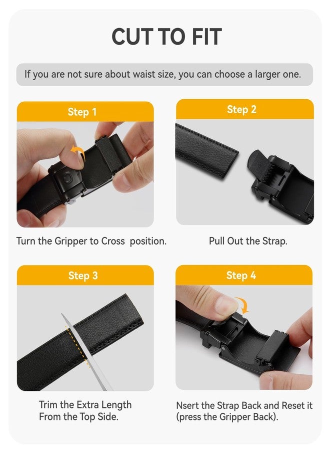 CHAOREN Leather Boys Belt, Dress Kids Belt with Ratchet Buckle Width 1", Adjustable for Formal Wear and School Uniforms - Image 2