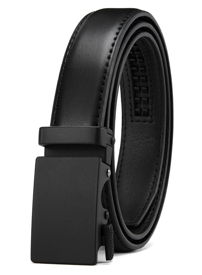 CHAOREN Leather Boys Belt, Dress Kids Belt with Ratchet Buckle Width 1", Adjustable for Formal Wear and School Uniforms - Image 1