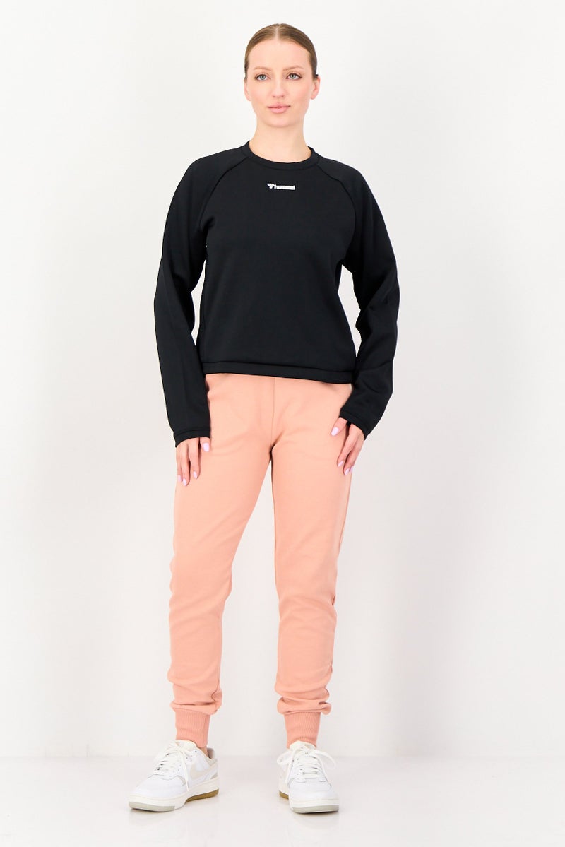 Hummel Women Sportswear Fit Long Sleeve Training Sweatshirt, Black - Image 3