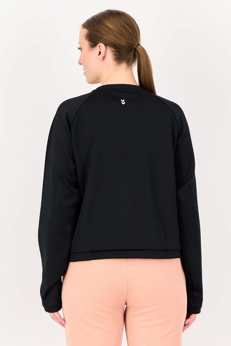 Hummel Women Sportswear Fit Long Sleeve Training Sweatshirt, Black - Image 4