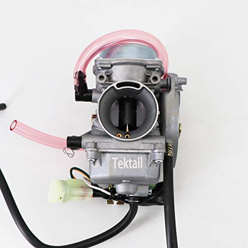 Tektall Carburetor For Ka.wasaki KVF300 KVF 300 Prairie 300 2X4 4X4 1999-2002 ATV KVF300B KVF300A OE # 15003-1437 with Carbon Dirt Jet Cleaner Tool kit - Image 4