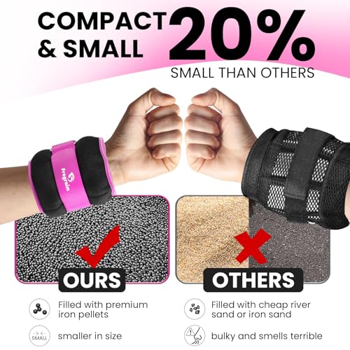 Fragraim Ankle Weights for Women Men and Kids 15 LBS x 2 Strength Training WristLegArm Weight with Adjustable Strap for Jogging Gymnastics Aerobics Physical Therapy Purple - Image 3