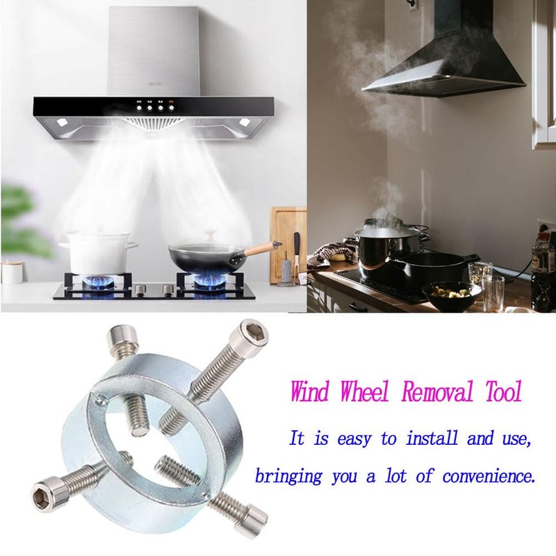 WANLIAN Fan Blade Blower Wheel Puller Range Hood Cleaning Wind Wheel Removal Tool Pull Appliance - Image 3
