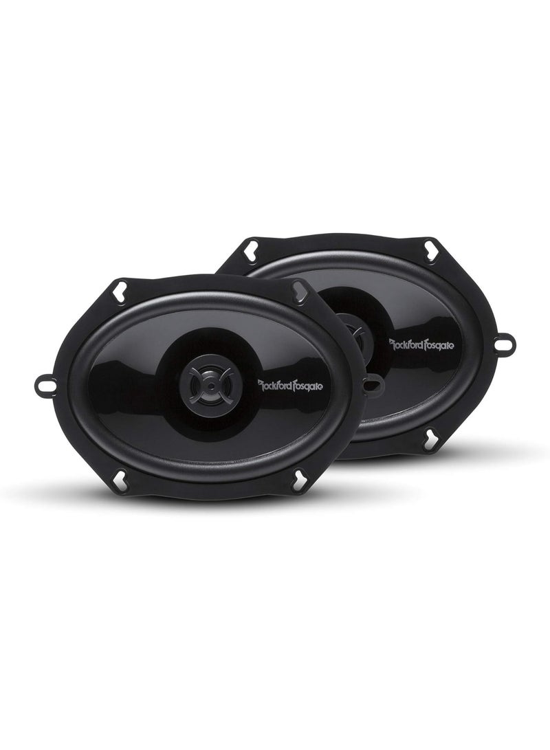 Rockford Fosgate P1572 Punch 5"x7" 2-Way Coaxial Full Range Speakers – Premium Car Audio Performance, 120W Max Power, Black (Pair) - Image 1