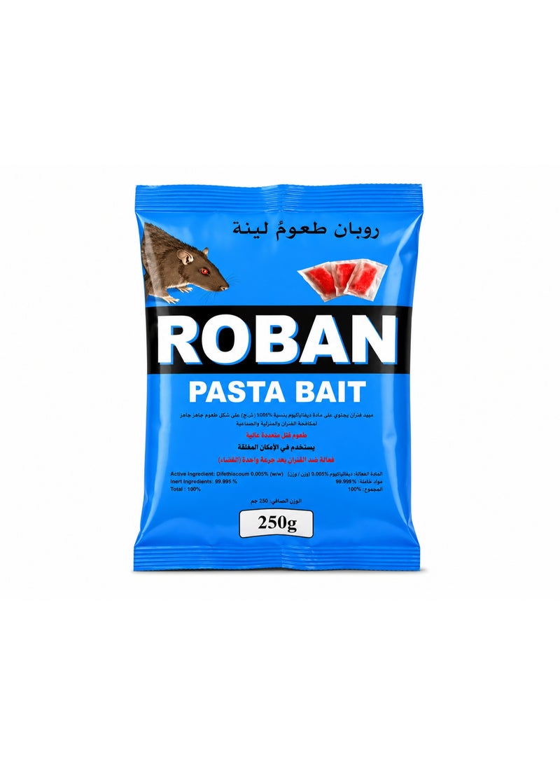 ROBAN Bait Rat Killer 250g – Ready-to-Use Rodent Control Bait for Home, Warehouse & Commercial Areas - Image 1