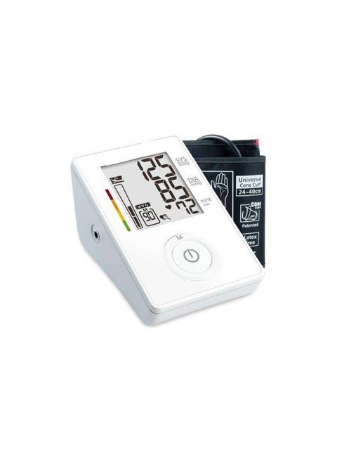 Digital Blood Pressure Monitor CH155 – Automatic Upper Arm BP Machine, White – Accurate, Easy-to-Use, Home Monitoring