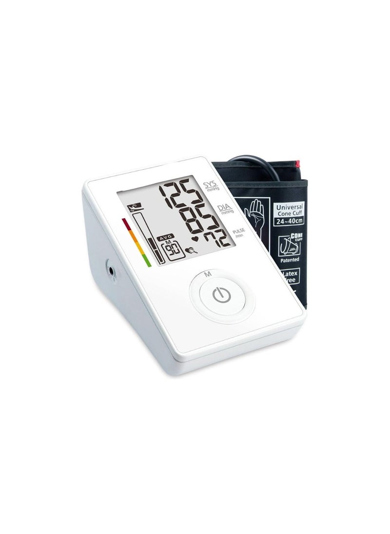 Digital Blood Pressure Monitor CH155 – Automatic Upper Arm BP Machine, White – Accurate, Easy-to-Use, Home Monitoring
