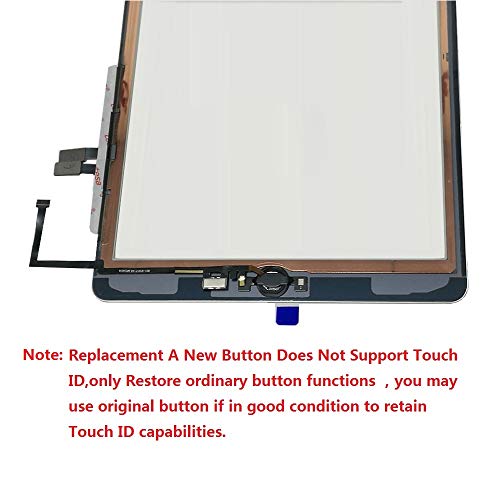 Zentop for White iPad 6 2018 6th Generation A1893 A1954 Touch Screen Digitizer Assembly Replacement with Home Button,Camera Bracket,Pre-Installed Adhesive,Tool Repair Kit - Image 4