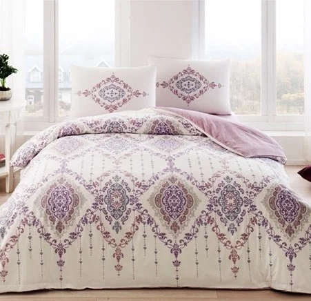 TA Crown - Carmine Ranforce King Size Duvet Cover Set