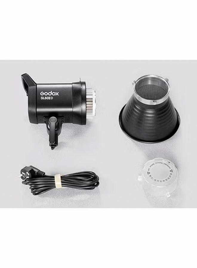 جودوكس جهاز إضاءة الفيديو LED القابل للنقل Godox SL60IID بقوة 70 واط، ضوء ملء للتصوير الفوتوغرافي، درجة حرارة لون 5600K ± 200K مع 8 تأثيرات إضاءة FX مدمجة - Image 2