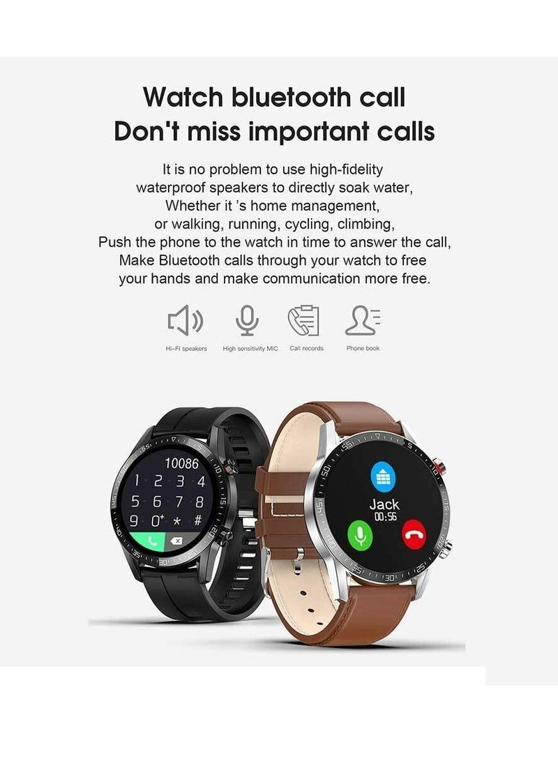 Zoom Plus Bluetooth Call Sports Fitness Tracker Heart Rate Monitor IP67 Waterproof Smartwatch For IOS Android Black - Image 4