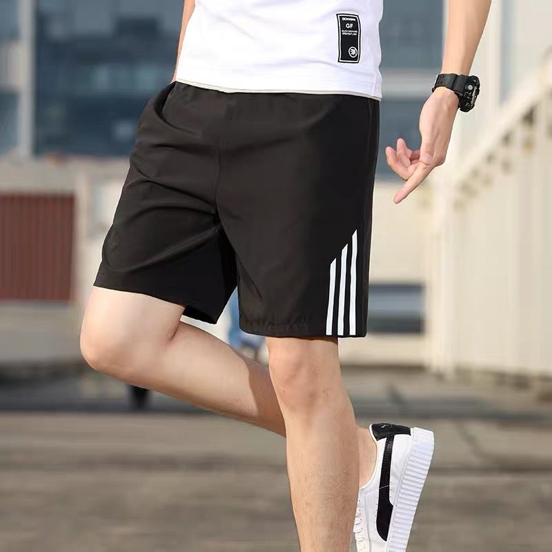 Black Sports Shorts Men'S 2025 Outdoor Fitness Quick-Drying Shorts Running Casual Shorts - Image 5