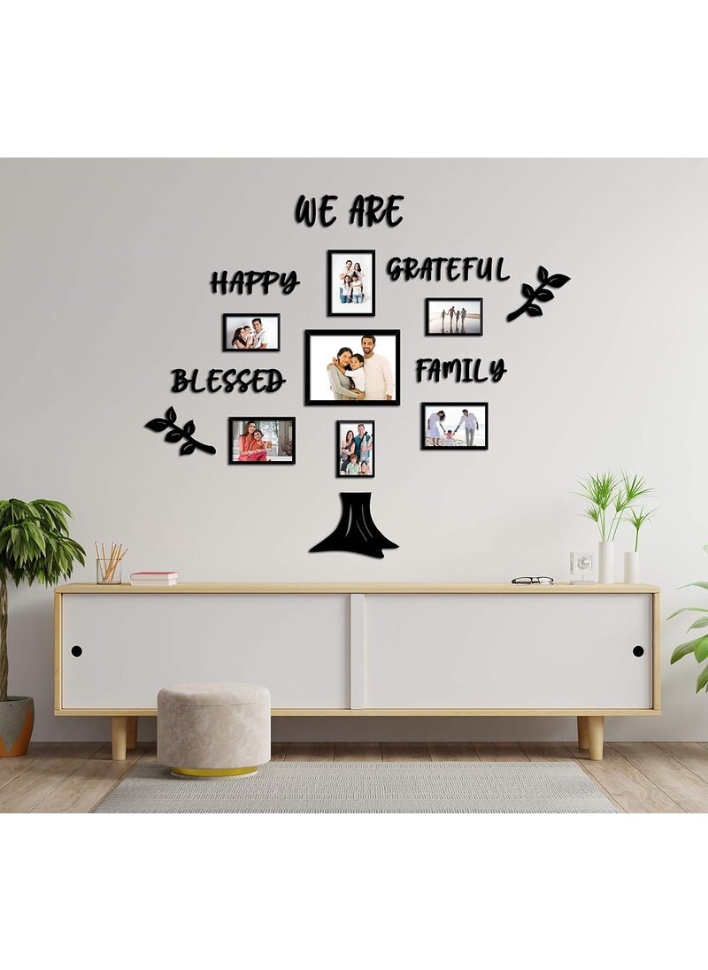 Paper Plane Design PAPER PLANE DESIGN Family Tree Collage Photo Frames for Wall Decor Set (Style-6)  - Image 3