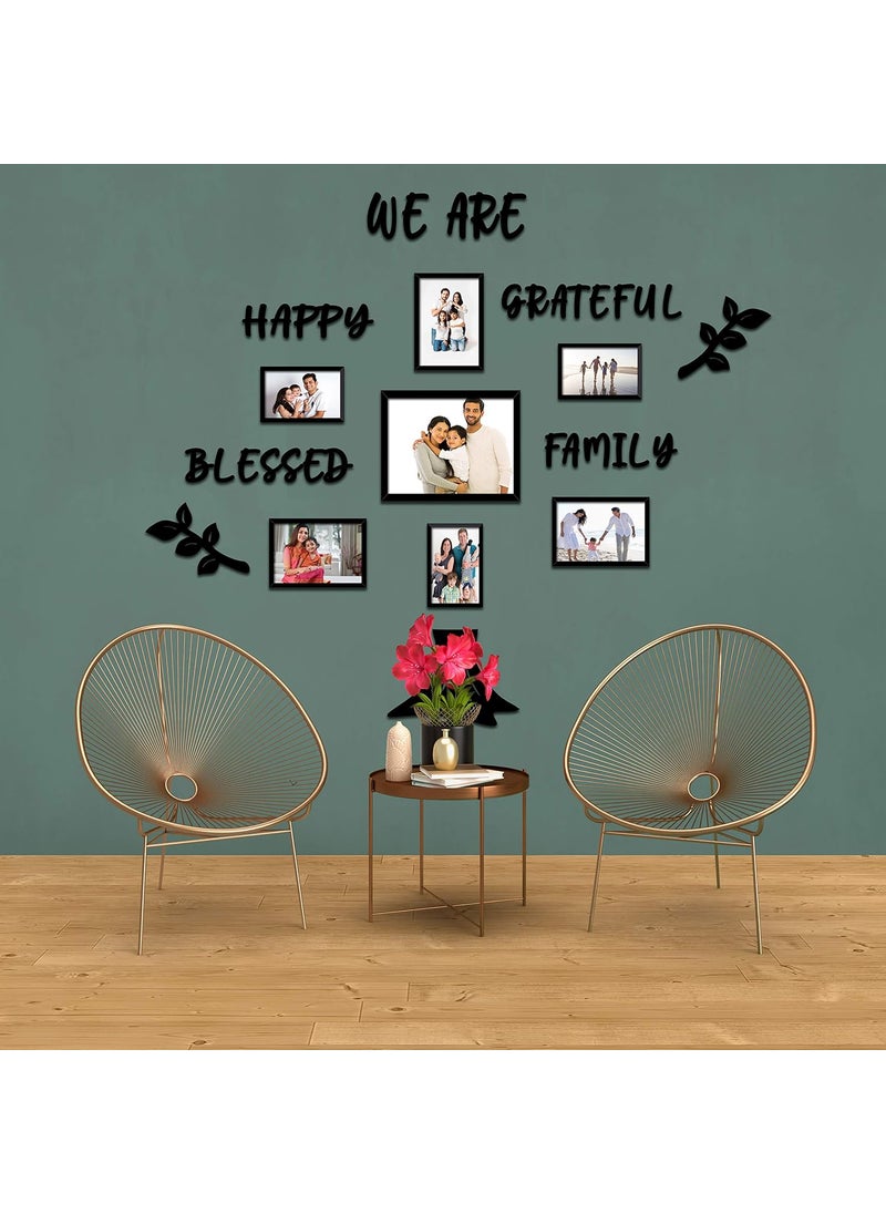 Paper Plane Design PAPER PLANE DESIGN Family Tree Collage Photo Frames for Wall Decor Set (Style-6)  - Image 2