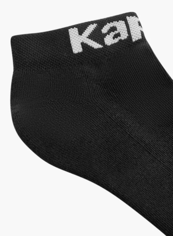 Kappa BLACK Printed Sports Socks - Set Of 6 for Men | Best Price UAE