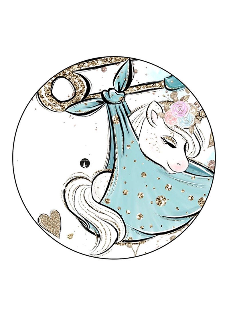 RKN An Unicorn Printed Large Pin Multicolour - Image 1