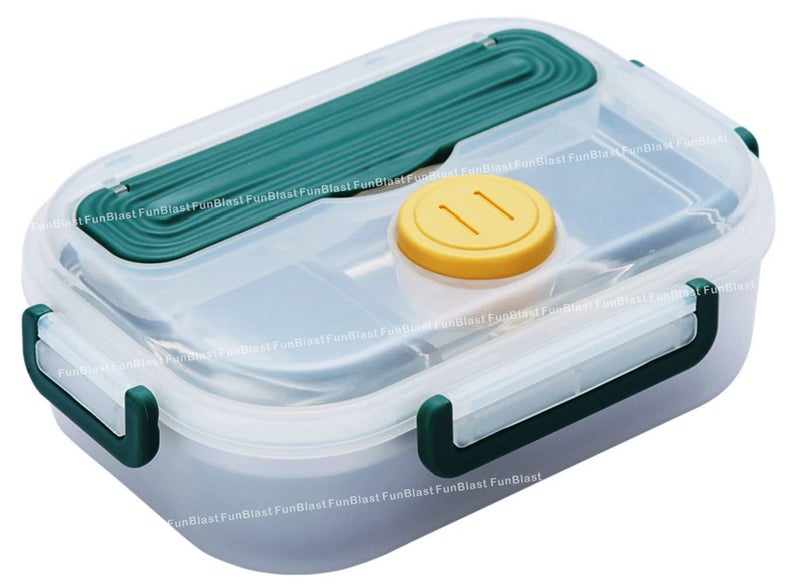 FunBlast Insulated Stainless Steel Lunch Box Tiffin Box for School – Lunch Box for Kids, Lunch Box with SpoonFork and Chopsticks, School Tiffin Box for Boys, Girls – Capacity – 980 ML - Image 1