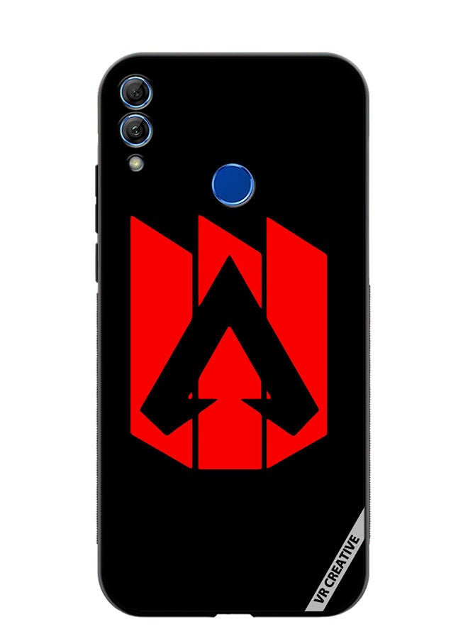 Protective Case Cover For Honor 10 Lite Red Logo  Apex Legends Design Multicolour