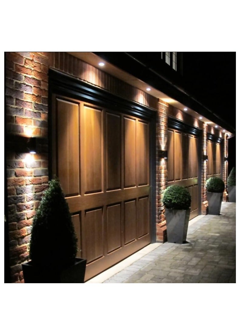 GLOWARE Outdoor LED Wall Light, Up/Down, 2x10W, IP65, Waterproof, Black – Daylight - Image 3