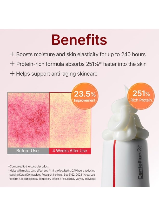 سنتيليان 24 MADECA CREAM TIME REVERSE SEASON7, 50ml - Advanced Fast-Absorbing & Nourishing, Hydrates, Firms & Reduces Wrinkles, Low Irritation, Korean Skin Care Centella Asiatica, Collagen - Image 3