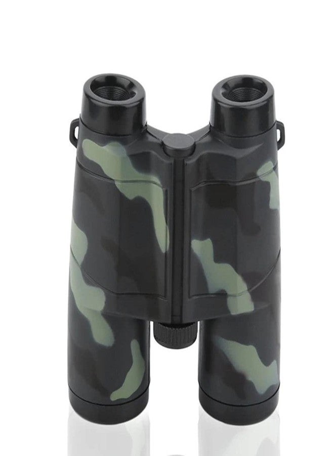 VGRASSP Compact and Portable Army Style Binoculars Toy for Kids - Birdwatching Outdoor Observing Sports - Easy Focus Spy Gear Telescopic Binocular Toy with Neck String - Image 2