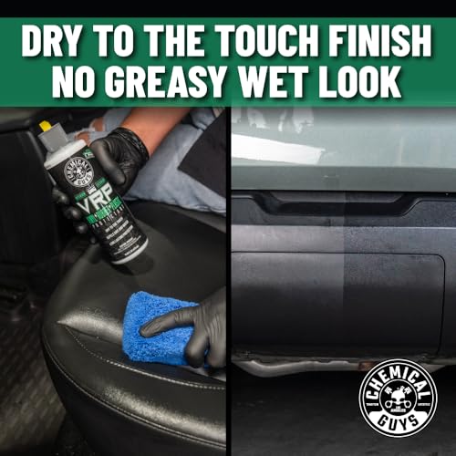 Chemical Guys VRP Vinyl, Rubber and Plastic Protectant, Super Shine Dressing for Tires, Trim and More, Safe for Cars, Trucks, SUVs, & More (16 Fl oz) - New Car Scent - Image 5