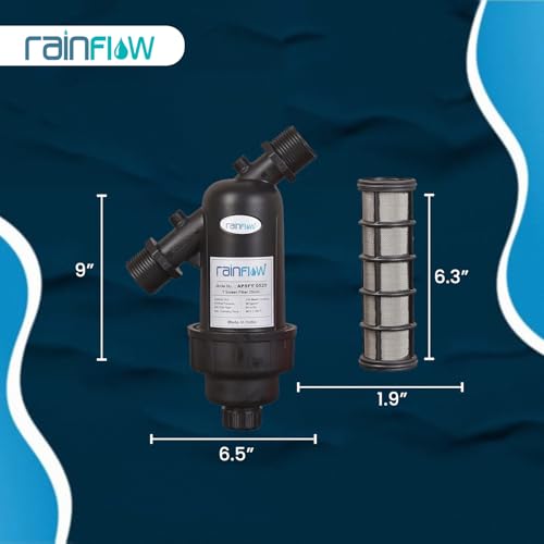 Rainflow Screen Filter for R.O. Filter, Garden Lawn, Drip irrigation filter, Home or Apartment Water Tank (1inch)-120 Mesh/130 Micron | 6 Months Warranty | Made In INDIA - Image 2