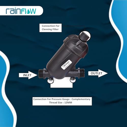 Rainflow Screen Filter for R.O. Filter, Garden Lawn, Drip irrigation filter, Home or Apartment Water Tank (1inch)-120 Mesh/130 Micron | 6 Months Warranty | Made In INDIA - Image 4