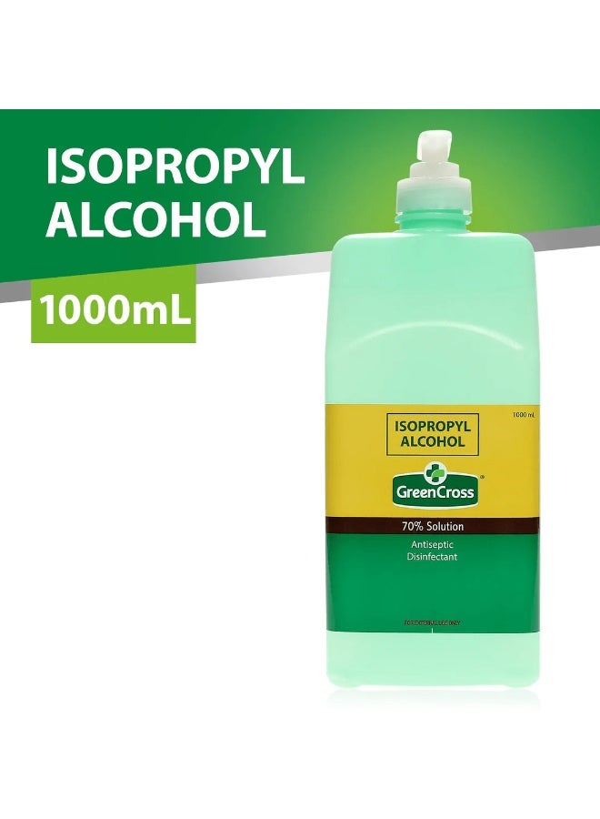 Green Cross Isopropyl Alcohol Solution Antiseptic Disinfectant - 1000ml
