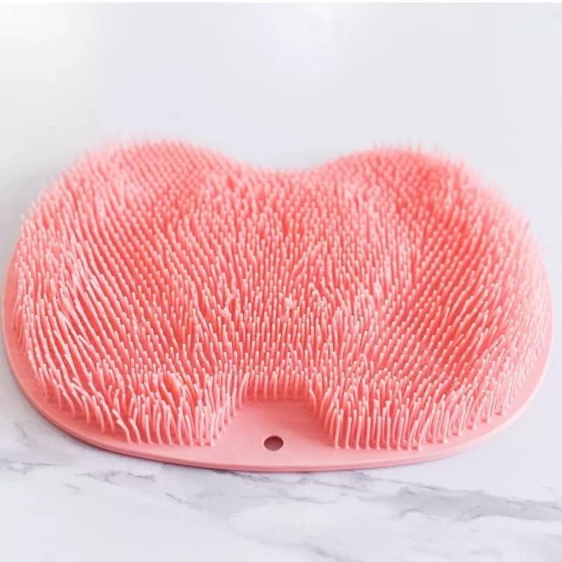 Divinext Shower Foot Massager Scrubber, Reduces Foot Pain, Non Slip with Suction Cups | 30 x 23 cm | Multicolor - Image 1