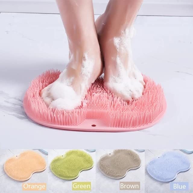 Divinext Shower Foot Massager Scrubber, Reduces Foot Pain, Non Slip with Suction Cups | 30 x 23 cm | Multicolor - Image 5